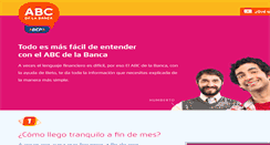 Desktop Screenshot of abcdelabanca.com