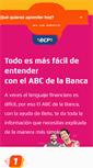 Mobile Screenshot of abcdelabanca.com